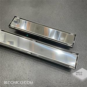 کفشور استیل خطی سرامیک خور کروم 100*7 آرین تکنیک