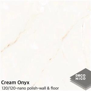 سرامیک اسلب پولیش 120*120 کرم اونیکس Cream Onyx