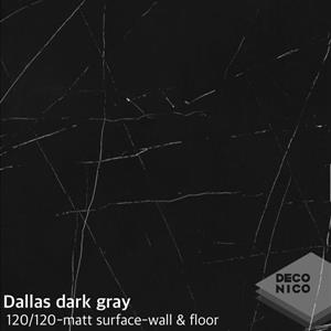 سرامیک اسلب مات 120 دالاس طوسی تیره Dallas dark gray 