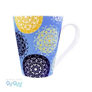 ماگ چینی آبی طرحدار کد ۰۰۲/۲