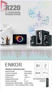 اسپیکر سه تکه ENKOR مدل R220 Three Piece Speaker Model 