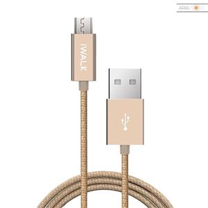 کابل تبدیل USB به microUSB ای واک مدل CSS002M با طول متر 