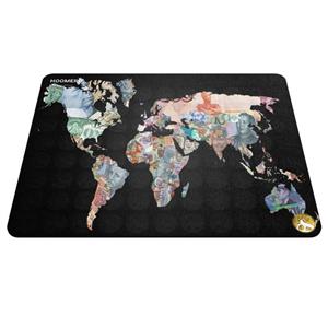 ماوس پد هومرو طرح نقشه جهان مدل A1715 Hoomero World Map Mousepad 