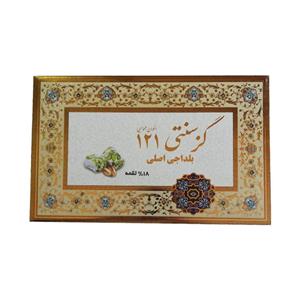 گز لقمه 18 درصد مغز پسته گز سنتی 121 - 250 گرم