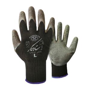 دستکش ایمنی استاد کار مدل ds53 کد 8566 بسته 6 عددی