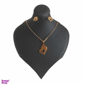 نیم ست زنانه مدل قلب کد P100
