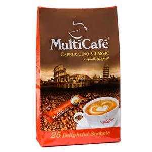 مولتی کافه کاپوچینو کلاسیک 25 عددی Multi Cafe Cappuccino Classic 450 Gr Pack of 