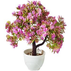 گلدان به همراه درختچه مصنوعی مدل پونه کد S752