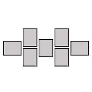 قاب عکس بکلیت مدل 215-89 مجموعه 7 عددی