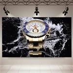 تابلو شاسی طرح ساعت مدل Rolex کد AR5210