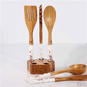 سرویس 6 پارچه کفگیر و ملاقه بونیتا مدل 2012 Bonita 2012 Spatula And Ladle Set 6 Pieces