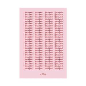 کارت پستال ملو طرح عشق مدل V007