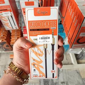 کابل AUX کینگ پلاس مدل HK-07 طول 1 متر