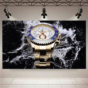 تابلو بوم طرح ساعت مدل Rolex کد AR6300 