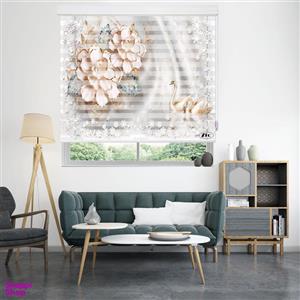 پرده زبرا شب و روز زیو کد 102 سایز 150×150 سانتی متر