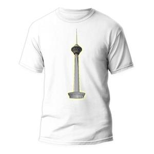 تی شرت آستین کوتاه مردانه مدل برج میلاد کد J 250 