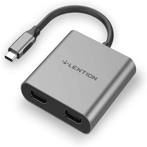 مبدل USB-C به HDMI/HDMI لنشن مدل C53Elite 