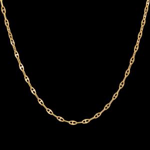 زنجیر طلا 18 عیار زنانه طلای مستجابی مدل کاملیا کد M45 
