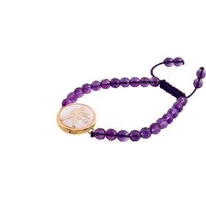 دستبند طلا 18 عیار مرجان مدل 036 Marjan 036 Gold Bracelet