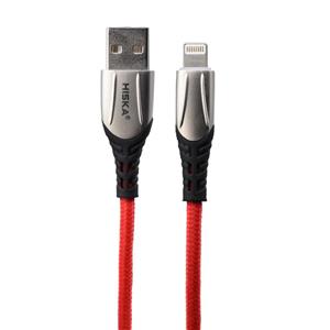 کابل USB به لایتنینگ هیسکا مدل LX-216 طول 1 متر