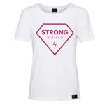تی شرت آستین کوتاه زنانه مدل STRONG WOMAN کد SJM62