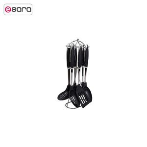 سرویس 6 پارچه کفگیر و ملاقه ستین کد SH10-3 Setin SH10-3 Spatula And Ladle Set 6 Pieces