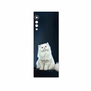 برچسب پوششی ماهوت مدل Persian cat مناسب برای گوشی موبایل ال جی Velvet 5G MAHOOT Cover Sticker for LG 