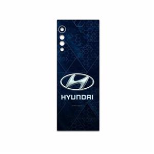 برچسب پوششی ماهوت مدل Hyundai-Logo مناسب برای گوشی موبایل ال جی Velvet 5G MAHOOT Hyundai-Logo Cover Sticker for LG Velvet 5G