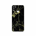 MAHOOT Graphite-Gold-Marble Cover Sticker for Infinix Hot 10 Play