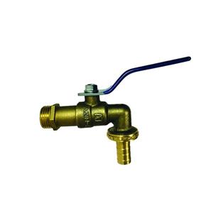 شیر حیاطی مدل دسته گازی برنجی کد 01