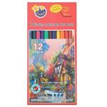 مداد رنگی 12 رنگ کاسبر مدل طبیعت کد 001