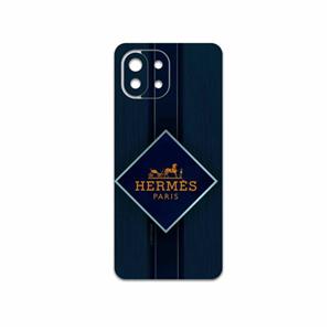 برچسب پوششی ماهوت مدل Hermes Logo مناسب برای گوشی موبایل شیائومی 11 Lite 5G NE MAHOOT Cover Sticker for Xiaomi 