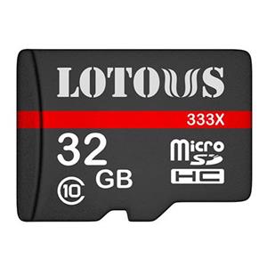 کارت حافظه microSDHC لوتوس مدل 333X کلاس 10 استاندارد UHS-I U1 ظرفیت 32 گیگا بایت