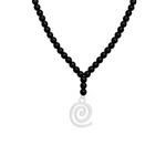 گردنبند نقره زنانه هایکا مدل مارپیچ کد n.ha1-115