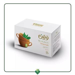 دمنوش گیاهی چای سبز و نعنا گلدن ویلن بسته 20 عددی