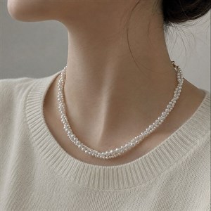 گردنبند زنانه مدل مرواریدی