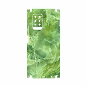 برچسب پوششی ماهوت مدل Green-Crystal-Marble-FullSkin مناسب برای گوشی موبایل اینفینیکس Note 10 Pro