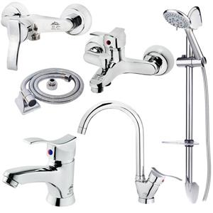 ست شیرآلات دزلی مدل موج مجموعه 6 عددی