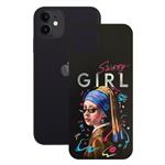 برچسب پوششی راک اسپیس طرح Girl مناسب برای گوشی موبایل اپل iPhone 12 Mini