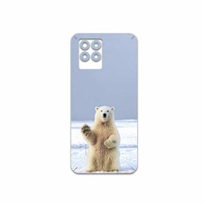 برچسب پوششی ماهوت مدل Polar-bear مناسب برای گوشی موبایل ریلمی 8 Pro MAHOOT Polar-bear Cover Sticker for Realme 8 Pro