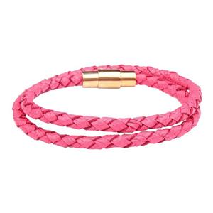 دستبند چرمی آتیس کد I200PINK Atiss I200PINK Leather Bracelet