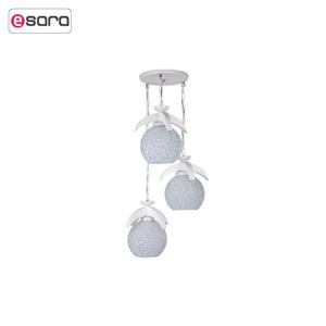 چراغ آویز چشمه نور 3 شعله کد G524/3H-WT Cheshmeh Noor 524/3H-WT Three Branch Hanging Lamp