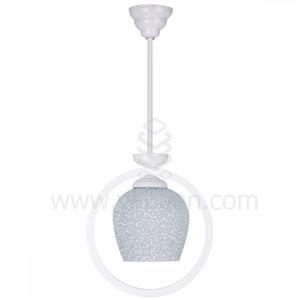 چراغ آویز چشمه نور 1 شعله کد G529/1H-WT Cheshmeh Noor G529/1H-WT One Branch Hanging Lamp