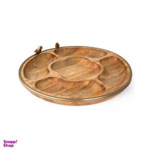 اردو خوری گلد کیش مدل برد طرح گرد پنج خانه کد GK829427 -