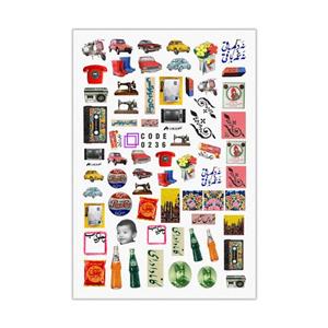 برچسب لنز ناخن مدل نوستالژی کد 236