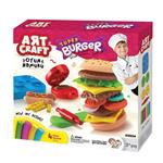 خمیر بازی مدل Super Burger Play Dough Set کد 03554 مجموعه 10 عددی