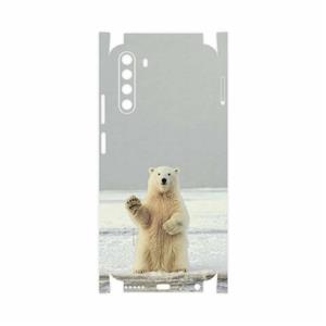 برچسب پوششی ماهوت مدل Polar bear FullSkin مناسب برای گوشی موبایل جی پلاس X10 MAHOOT Cover Sticker for Gplus 