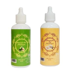 روغن تقویت کننده مو، مژه و ابرو مرهم یاب مدل گل بابونه و آووکادو  حجم 80 میلی لیتر مجموعه 2 عددی