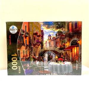 پازل 1000 تکه رونیز طرح شام دو نفره در ونیز کد 7722