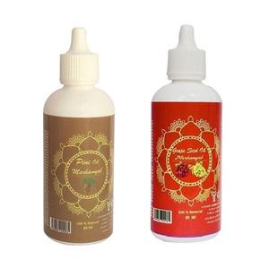 روغن مو مرهم یاب مدل هسته انگور و کاج حجم 80 میلی لیتر مجموعه 2 عددی